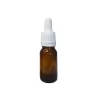 Butelka MAŁA szklana brązowa 10 ml z Pipetą BIAŁĄ lub CZARNĄ